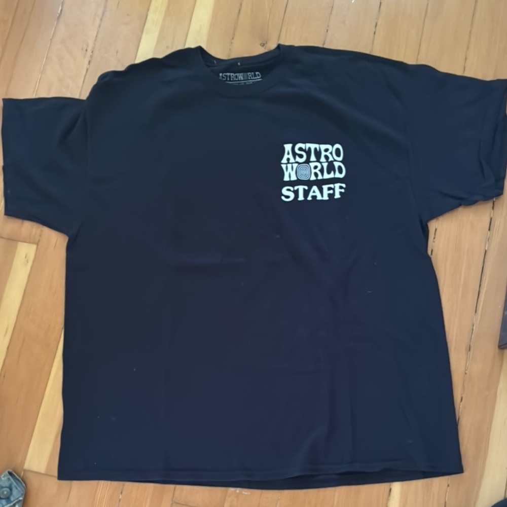 Travis Scott Astroworld Staff Black T-Shirt